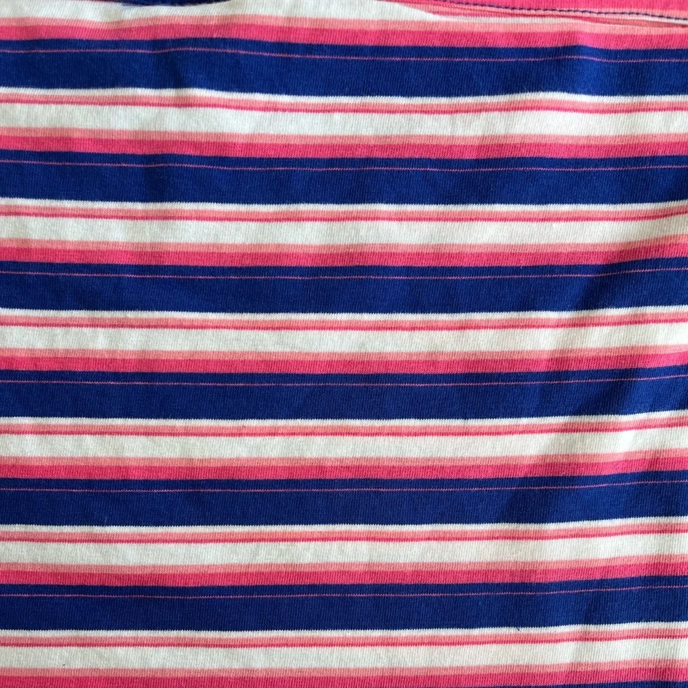 Old Navy Jersey Halter Top for Girls Blue Stripe Y2K Size Large